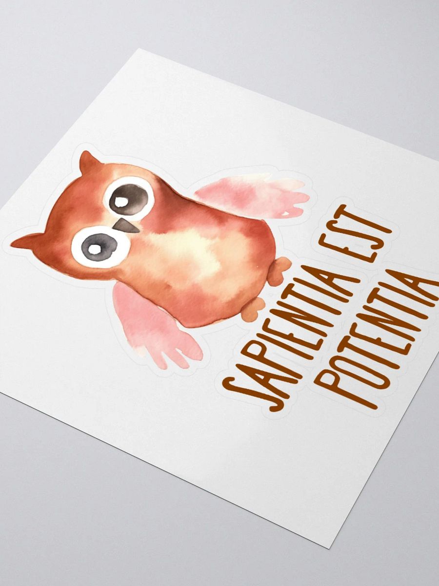 Sapientia est Potentia Sticker product image (4)