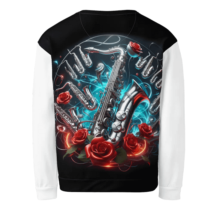 Silver Saxophone Serenade - Unisex Sweatshirt #27 product image (2)
