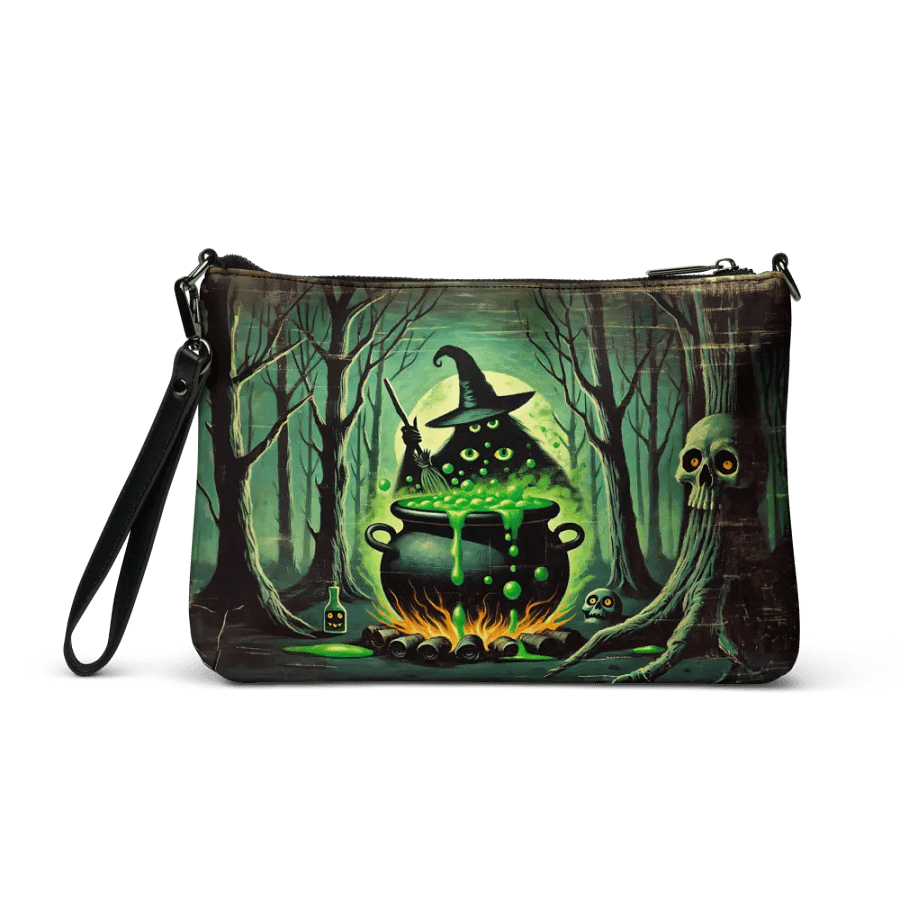 Cauldron Monster Crossbody Bag - Halloween Purse product image (2)