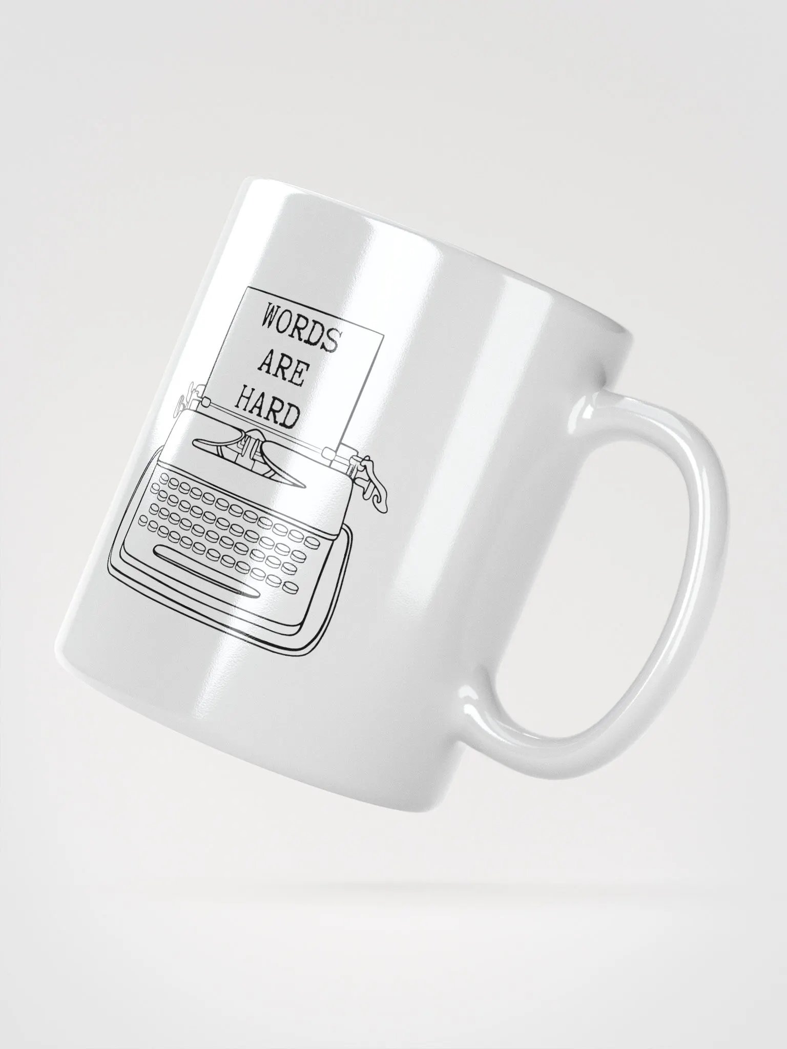 WORDS ARE HARD Mug product image (5)