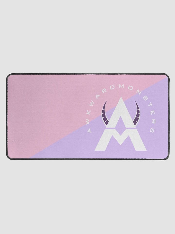 AM Fancy Logo Desk Mat Pink/Purple product image (1)