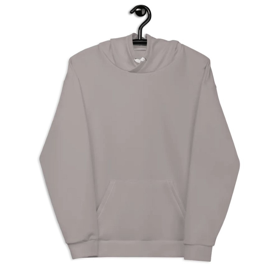 Plain Grey Soft Summer Unisex Recycled Polyester Heavyweight Premium Hoodie by Treasure Pie product image (8)