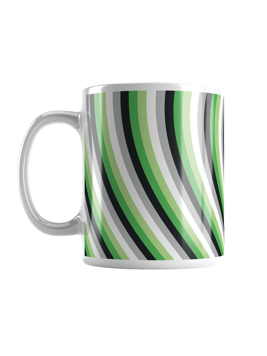 Aromantic Pride Hearts Mug (Left-handed) product image (2)