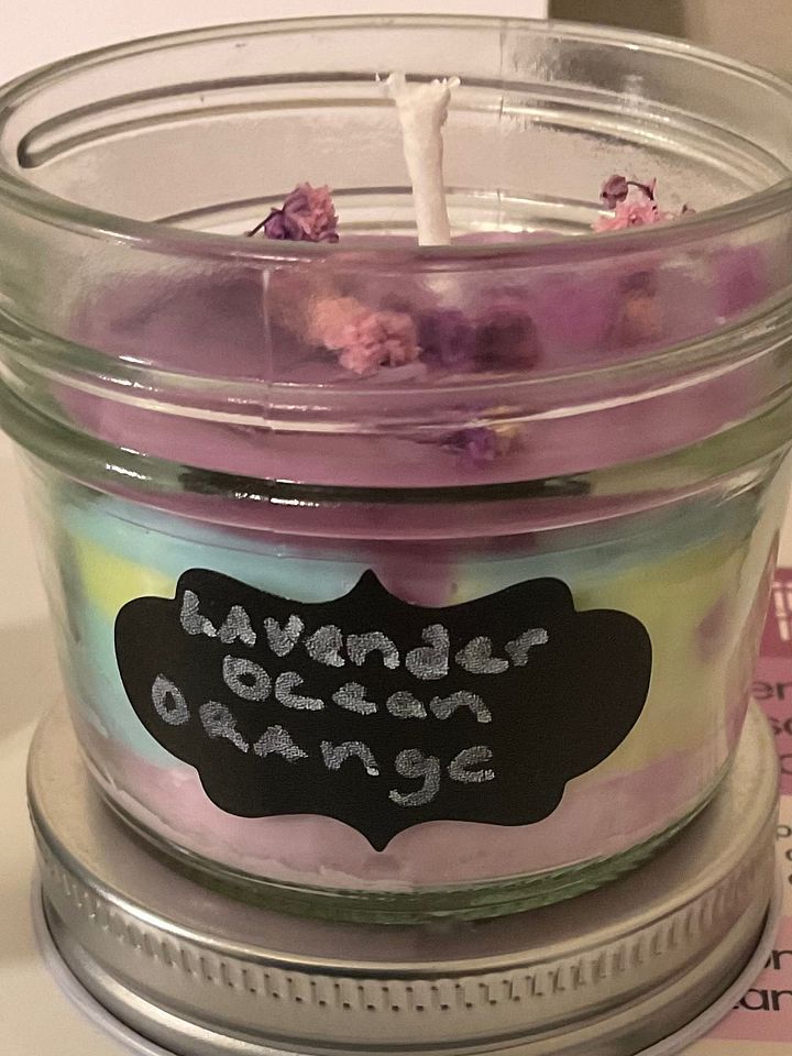 Lavender Ocean Orange scented Candle product image (1)
