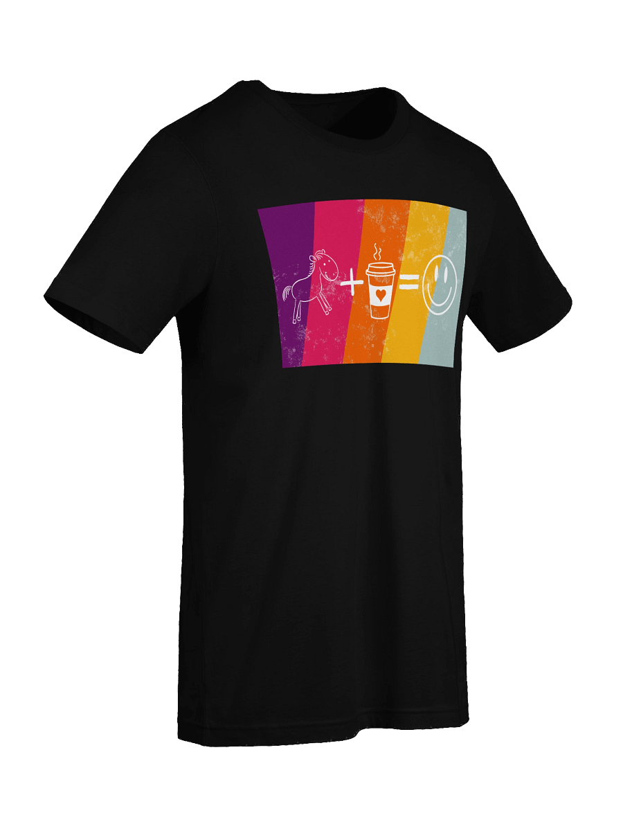 Horses + Coffee = Happiness T-shirt product image (35)
