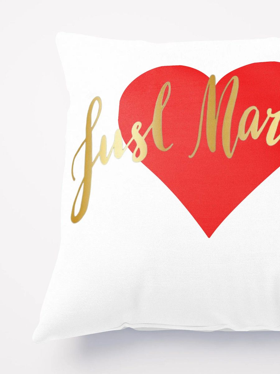 Just Married Throw Pillow product image (5)