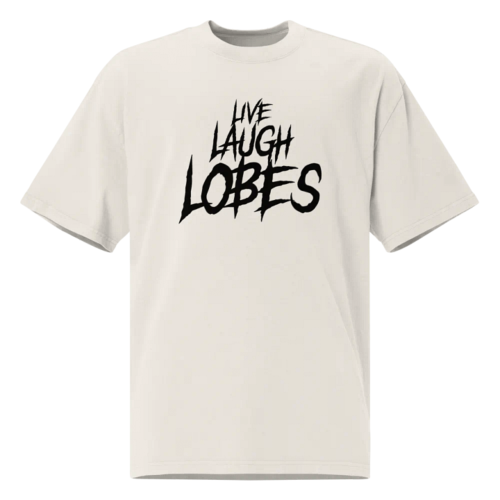 LIVE LAUGH LOBES 🐰 oversized tee product image (1)