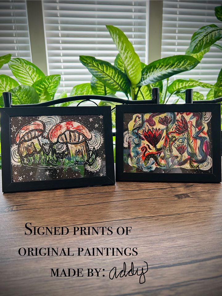 Signed prints of original paintings made by addy! product image (1)