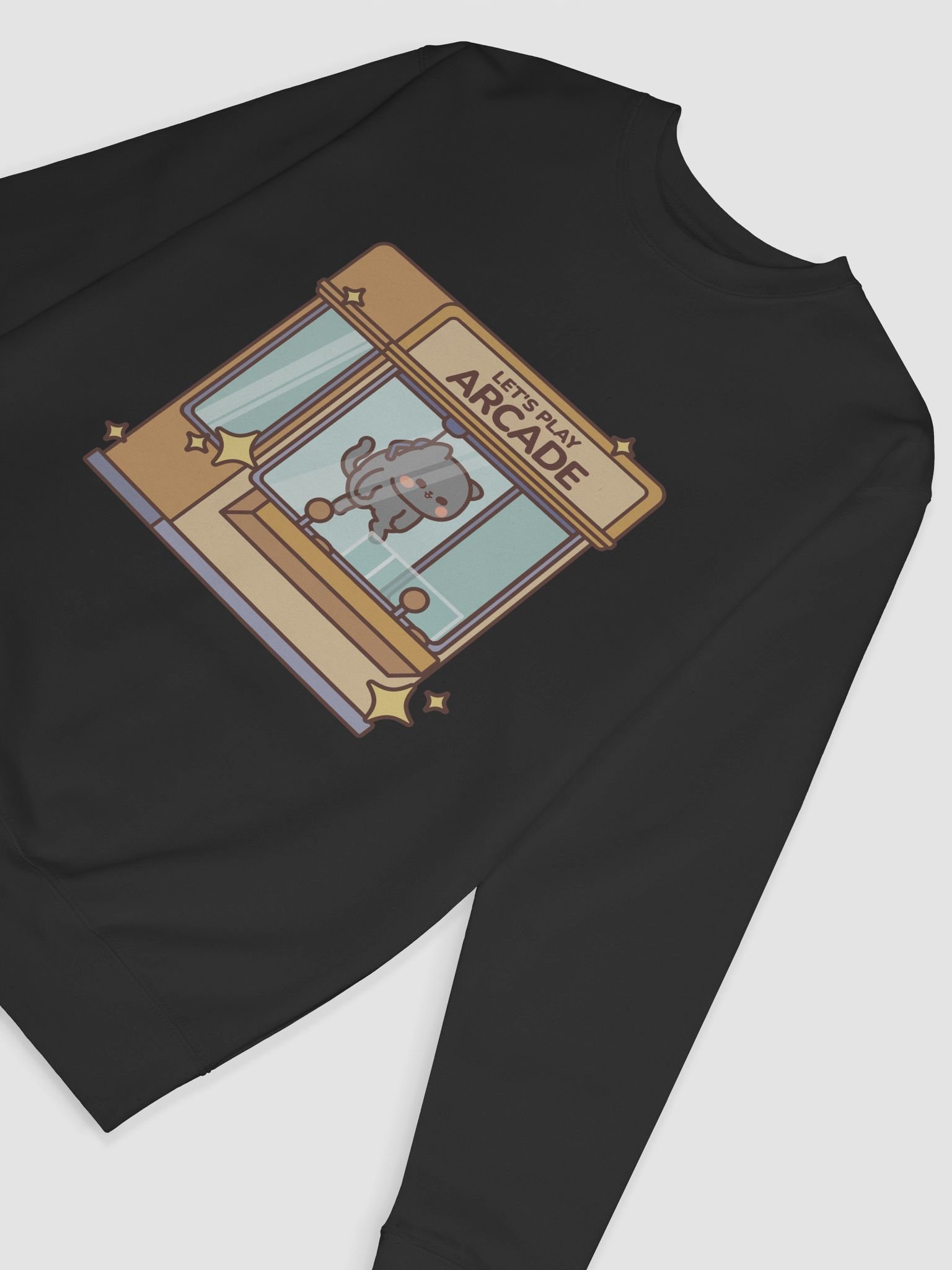 Let's Play Arcade Logo - Black Sweatshirt product image (6)