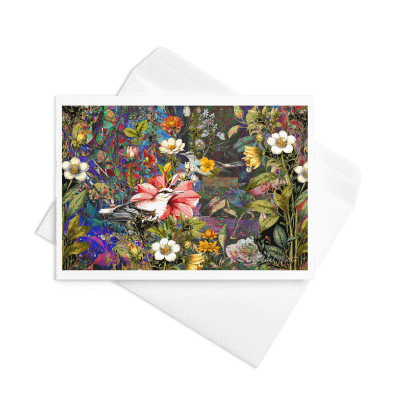 Garden of Colorful Secrets by Edward Martin Card product image (1)