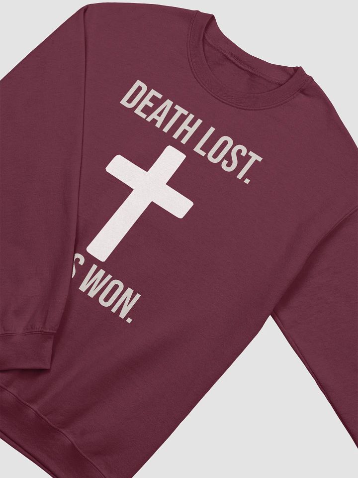Death Lost, Jesus Won – Victory in Christ Sweatshirt product image (15)