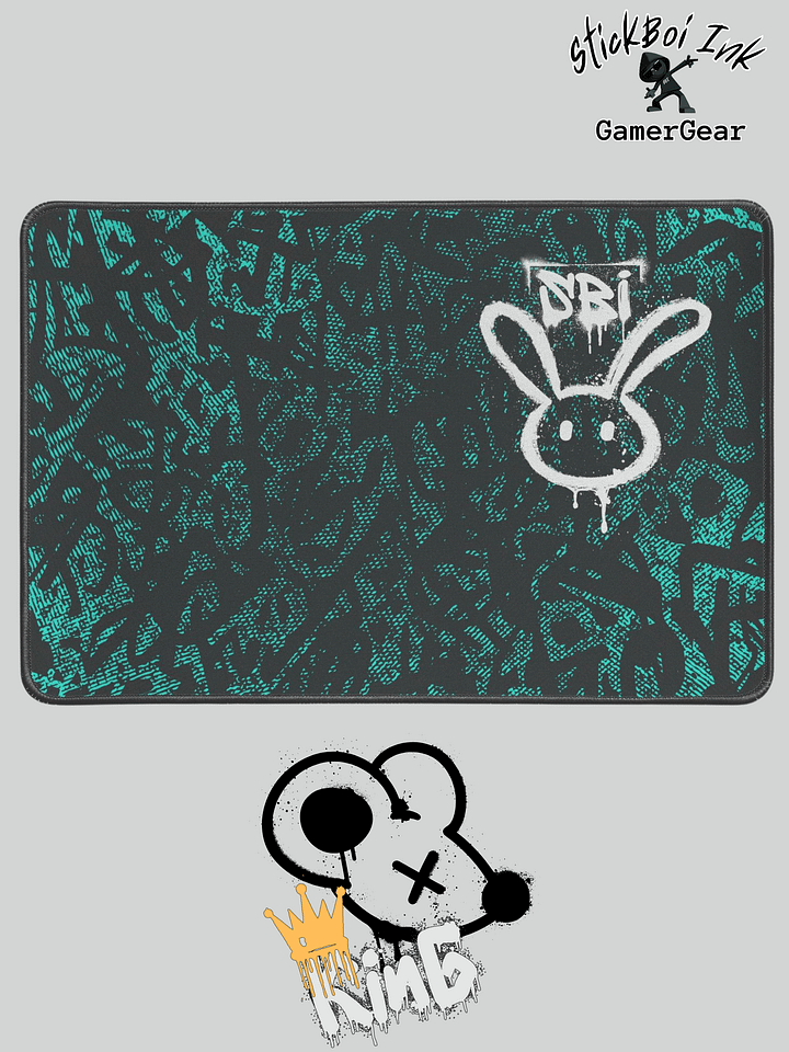 18 x 12in Gaming Mouse Mat v2 – StickBoi Ink product image (1)