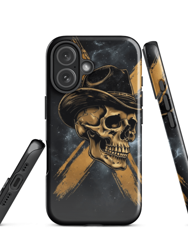 Golden Cowboy Skull Tough iPhone® Case product image (49)