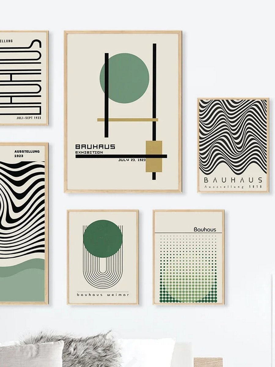 Bauhaus poster set of 18, premium printable, wall art prints product image (12)