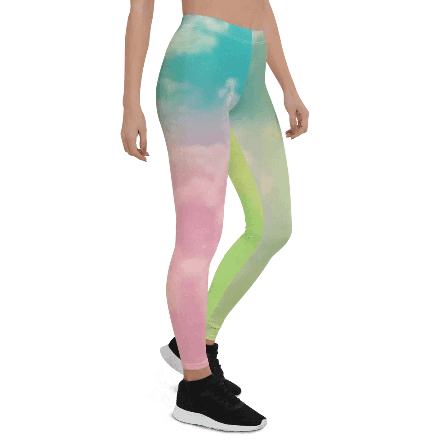 Blur cloud rainbow Design Legging - V11 product image (7)