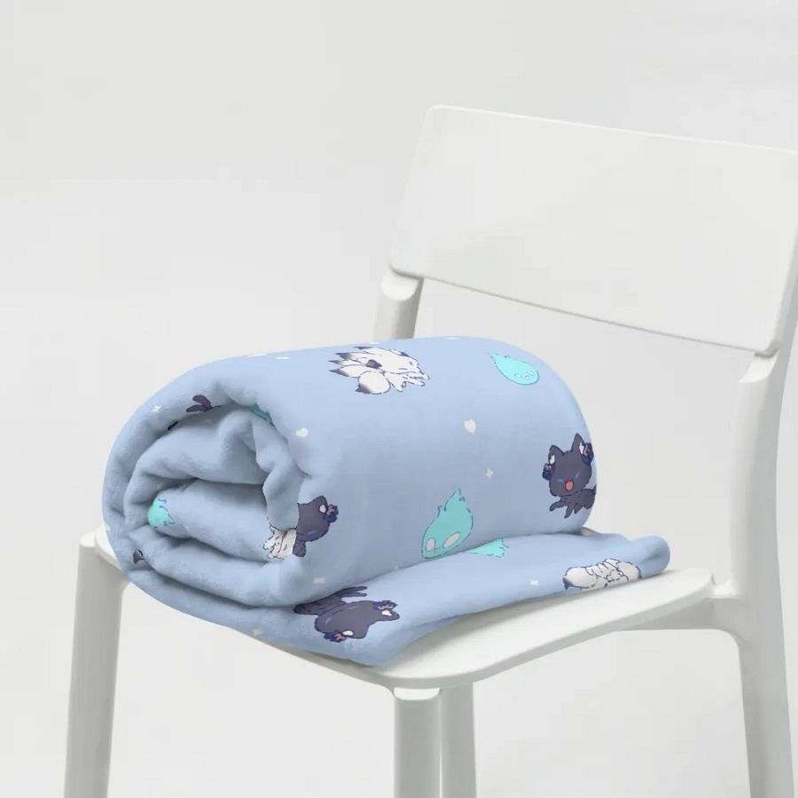 meiya, meinya & wisps blanket (blue) product image (7)