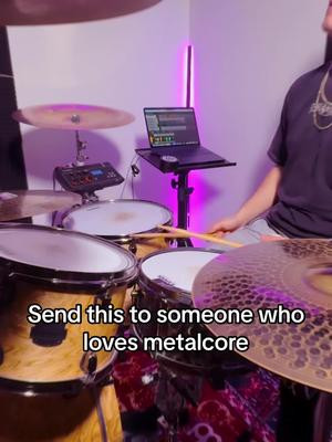 @Johnny Kaiser sure does love metalcore. Do you?! 🥸 #drums #farsight #fyp #newbands #metlacore 
