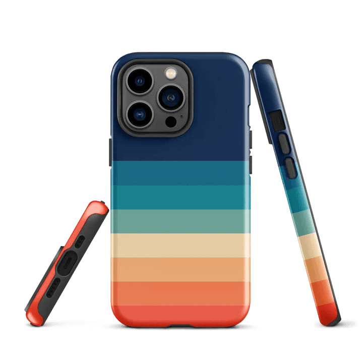 Retro Gradient iPhone Tough Case product image (2)