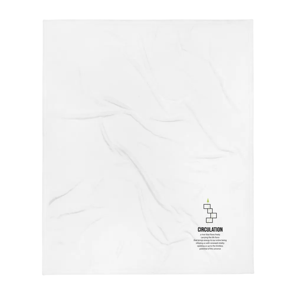 circulation blanket - neon green line product image (3)