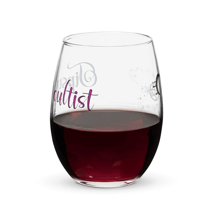 Tipsy Lil' Cultist Wine Glass product image (5)