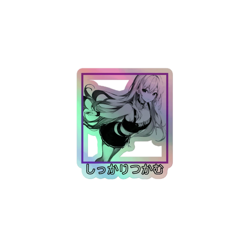 JAGER WAIFU HOLOGRAPHIC STICKER product image (1)