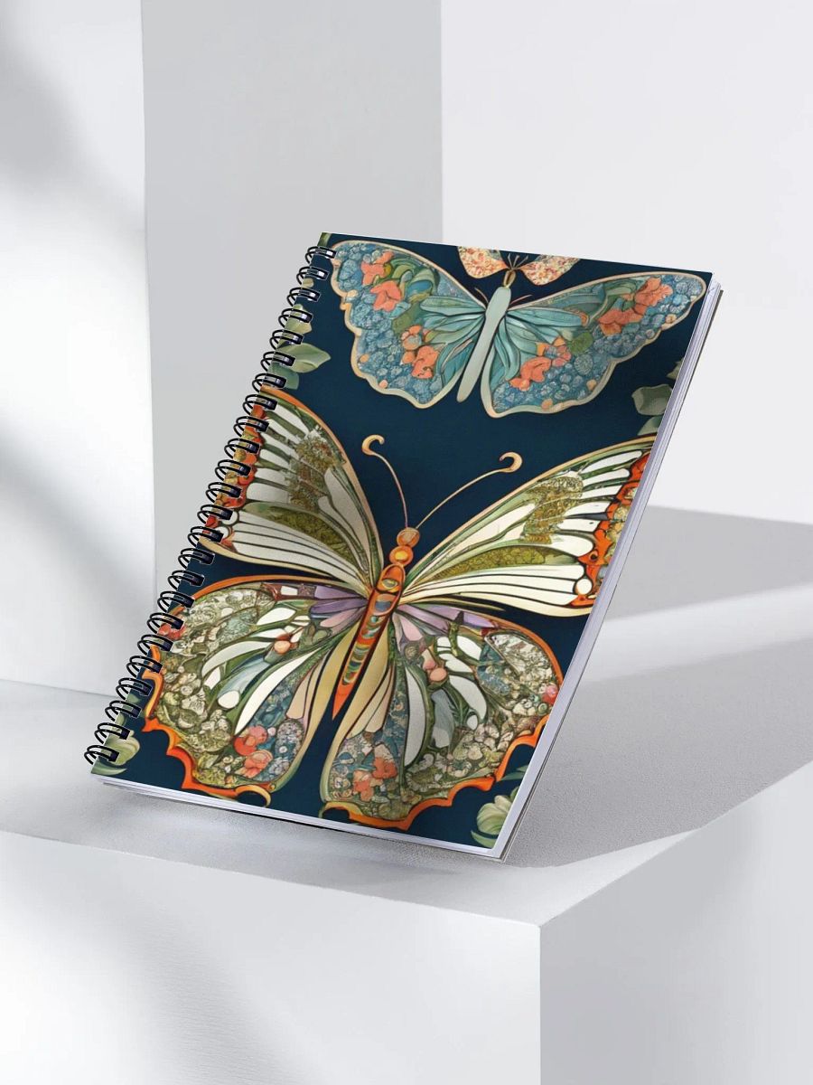 Spiral Notepad William Morris Inspired Butterfly product image (3)