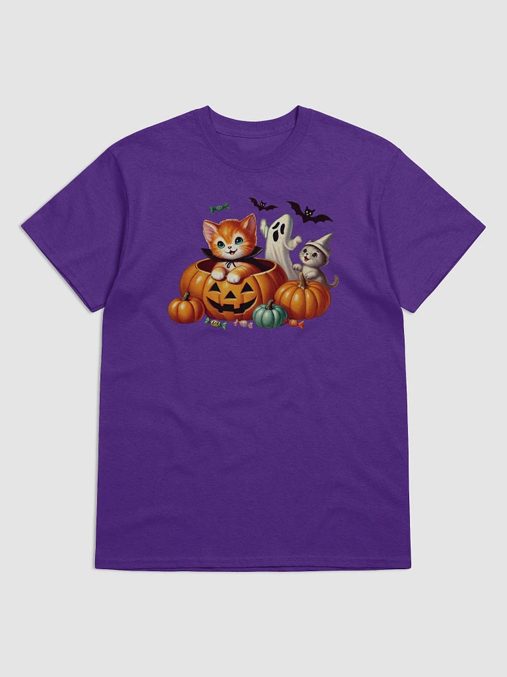 Spooky Kittens Halloween Basic T-Shirt by Gildan product image (26)