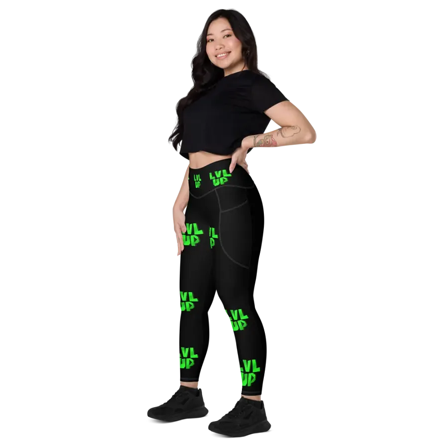 LVL UP Black Yoga Pants product image (4)