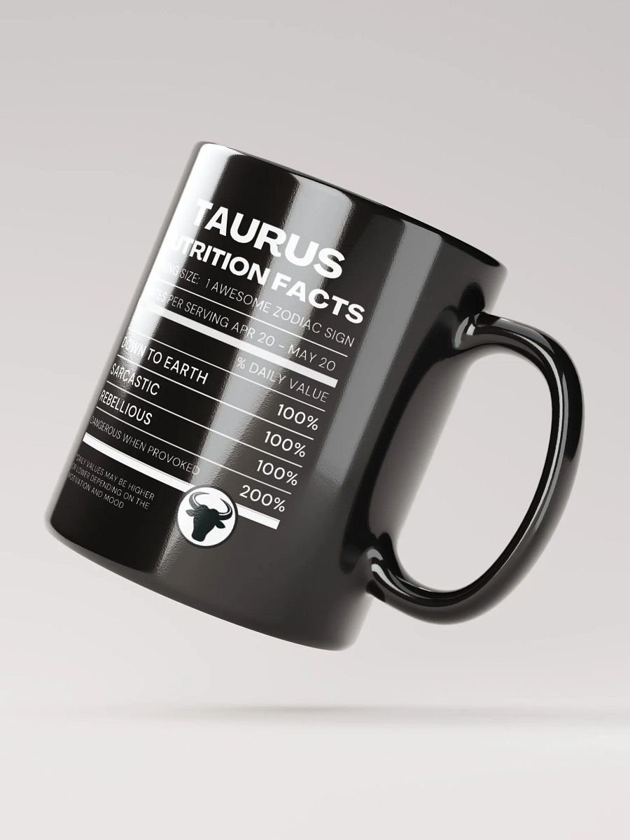 Taurus Nutrition Facts Mug product image (5)