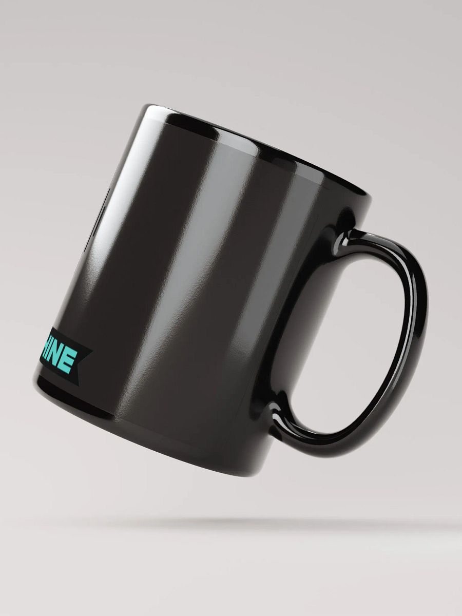 StreamMachine Black Glossy Mug product image (3)