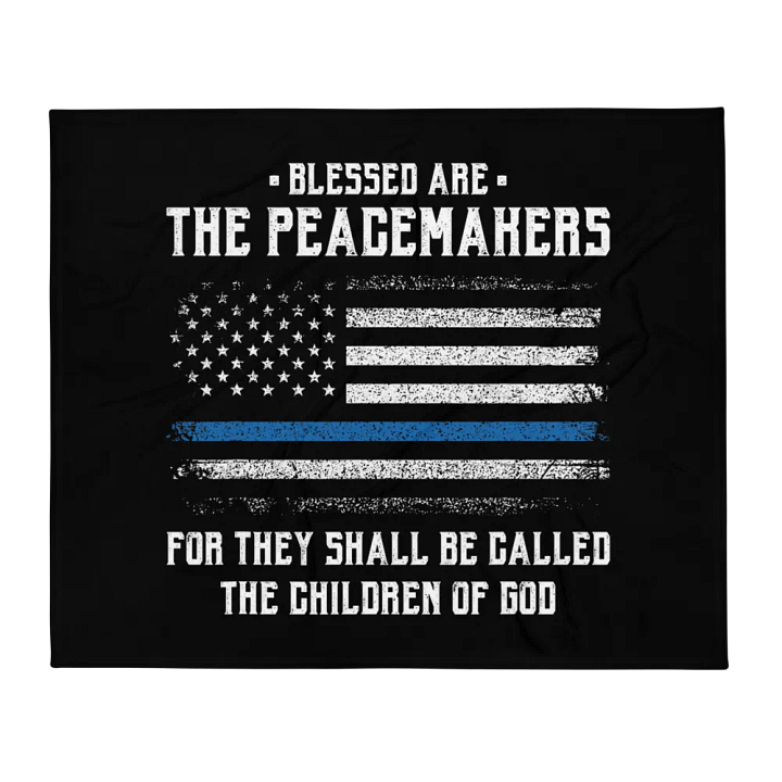 Blessed Are The Peacemakers - Throw Blanket product image (1)