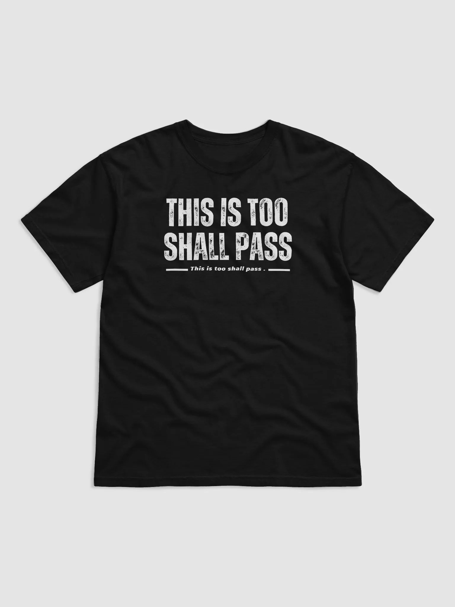 Vintage Distressed Block Text T-Shirt product image (3)