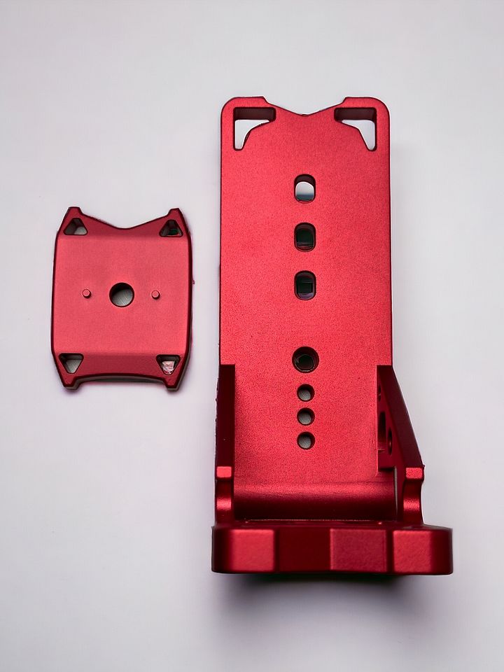 Copy of Heavy Duty Gimbal Bracket for Zhiyun Crane 3, 3S (Bracket + Z3C Base Adapter) (RED) product image (1)