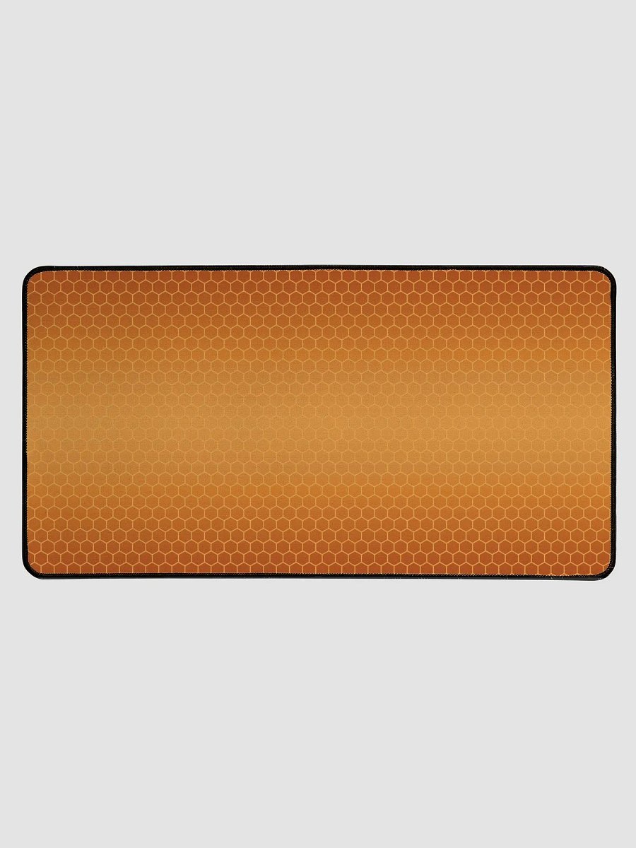 Warm Honeycomb Desk Mat product image (1)