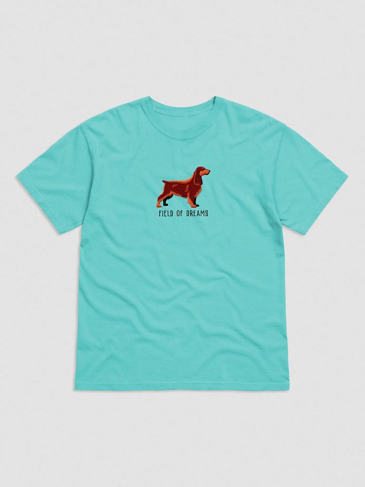 Field of Dreams T-Shirt(Embroidered) of a Field Spaniel(Liver & Tan) product image (25)