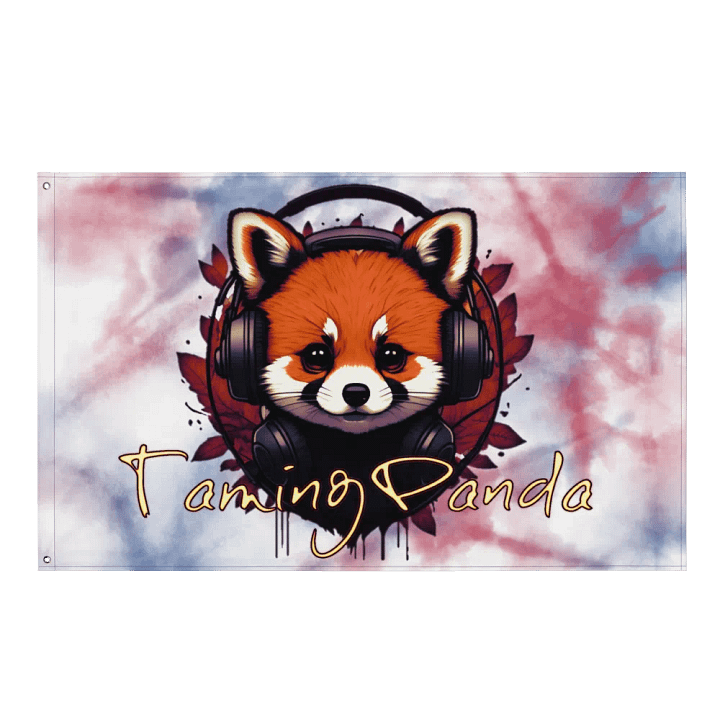 PANDA TIE-DYE FLAG product image (1)