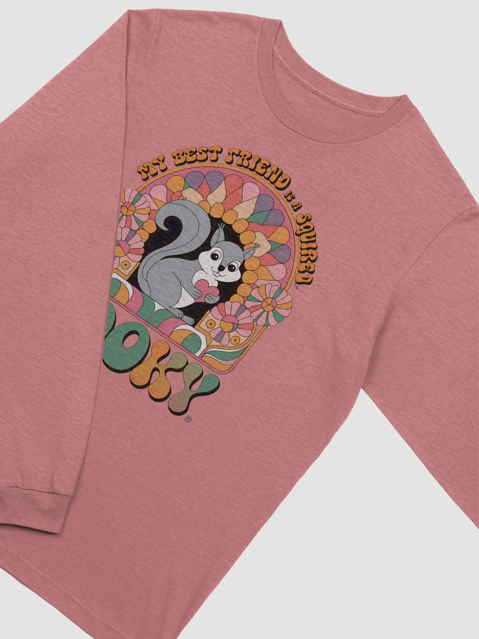 Pooky's Playful Squirrel Love Long Sleeve Tee product image (3)