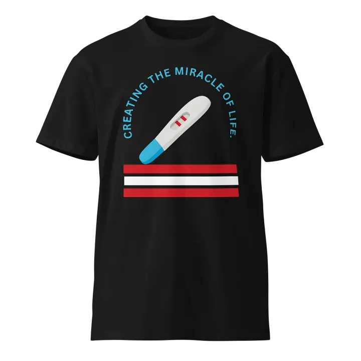 Miracle of Life Pregnancy Test Unisex Tee product image (1)