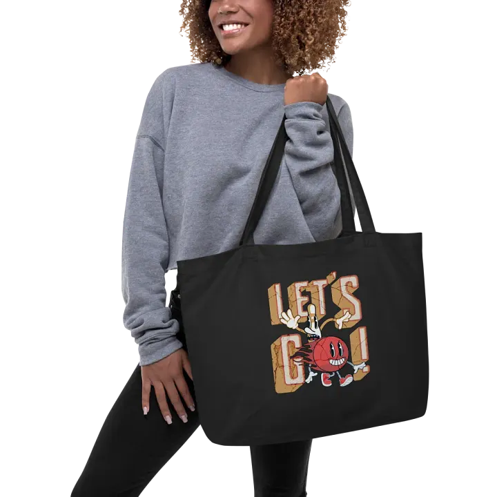 Lets Go Mascot Bowling Eco-Friendly Tote Bag product image (2)