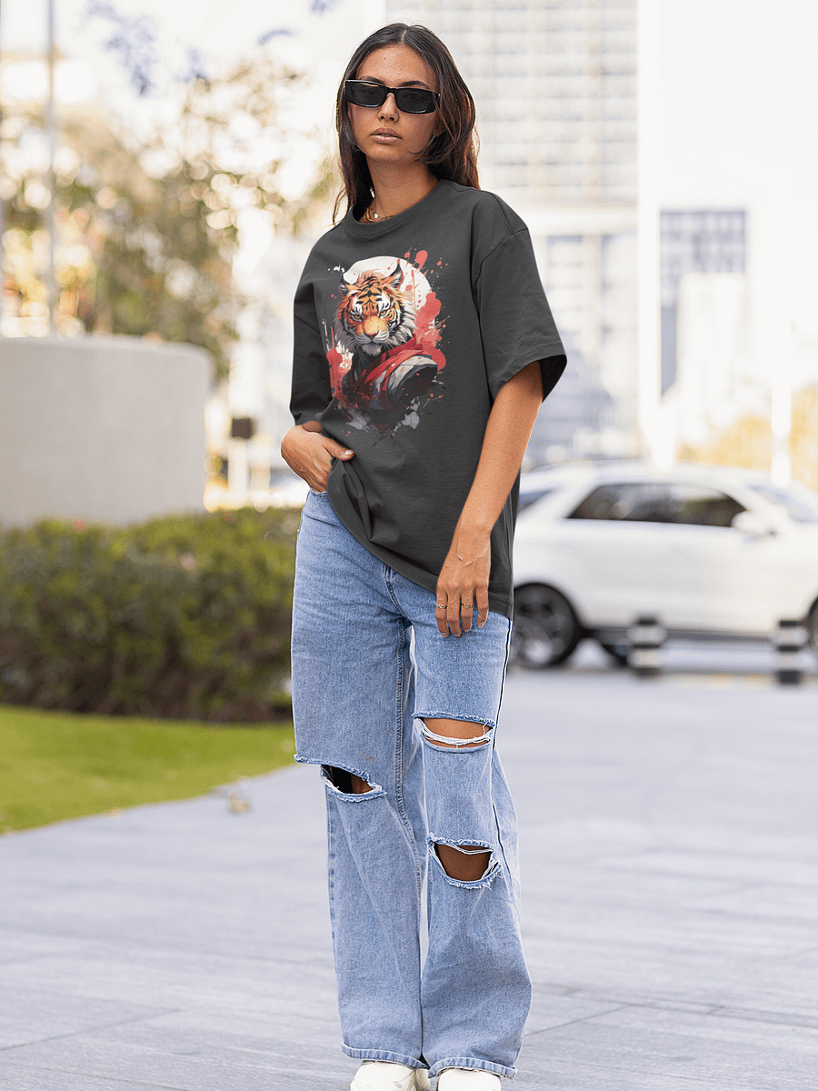 Stealthy Stripes Oversized Tee product image (10)