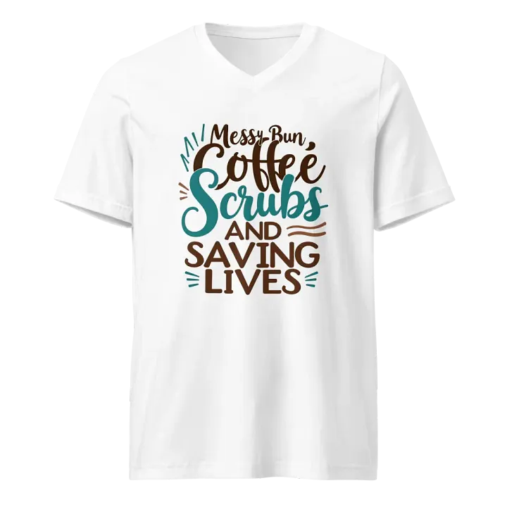 Saving Lives V-Neck Tee product image (1)