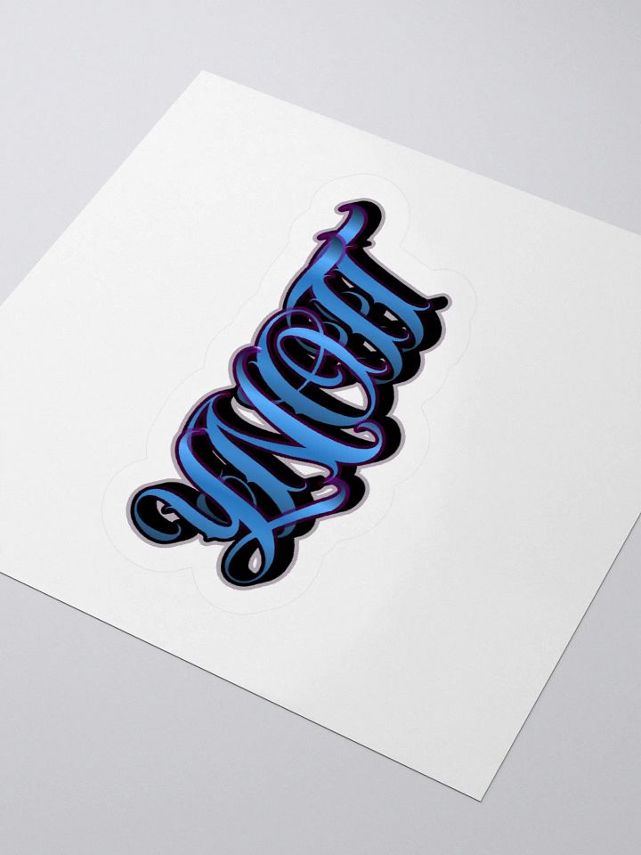 YNOTT GRADIENT TYPOGRAPHY STICKERS product image (2)