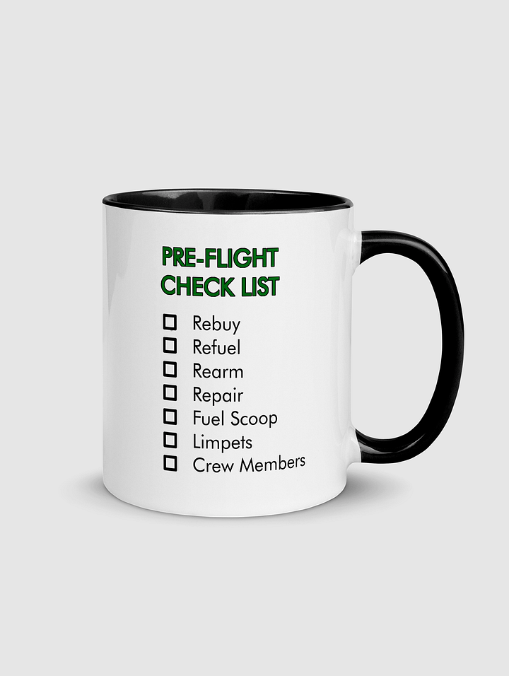 Pre-Flight Check List Mug product image (1)