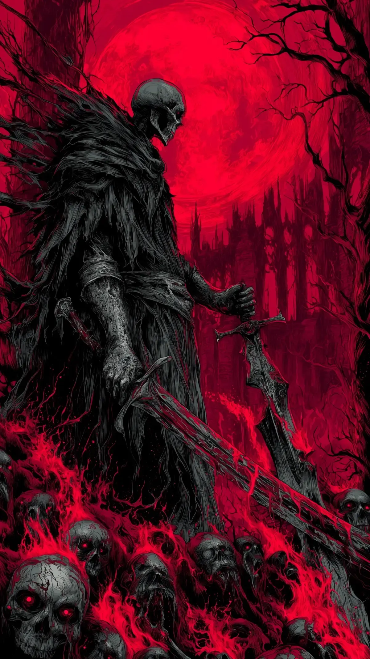 Printz perfected from the forges of Ashengrave. Enjoy my friends 💯👊 . . . #medieval #medievalfantasy #darkfantasyaesthetic #fantasy #aigenerated #fyp #darkfantasy #aiartcommunity #midjourney #knight #foryoupage #print #poster #graphic #trending #viral #wallpapers #wallart #merch #undead #skeleton #demon 