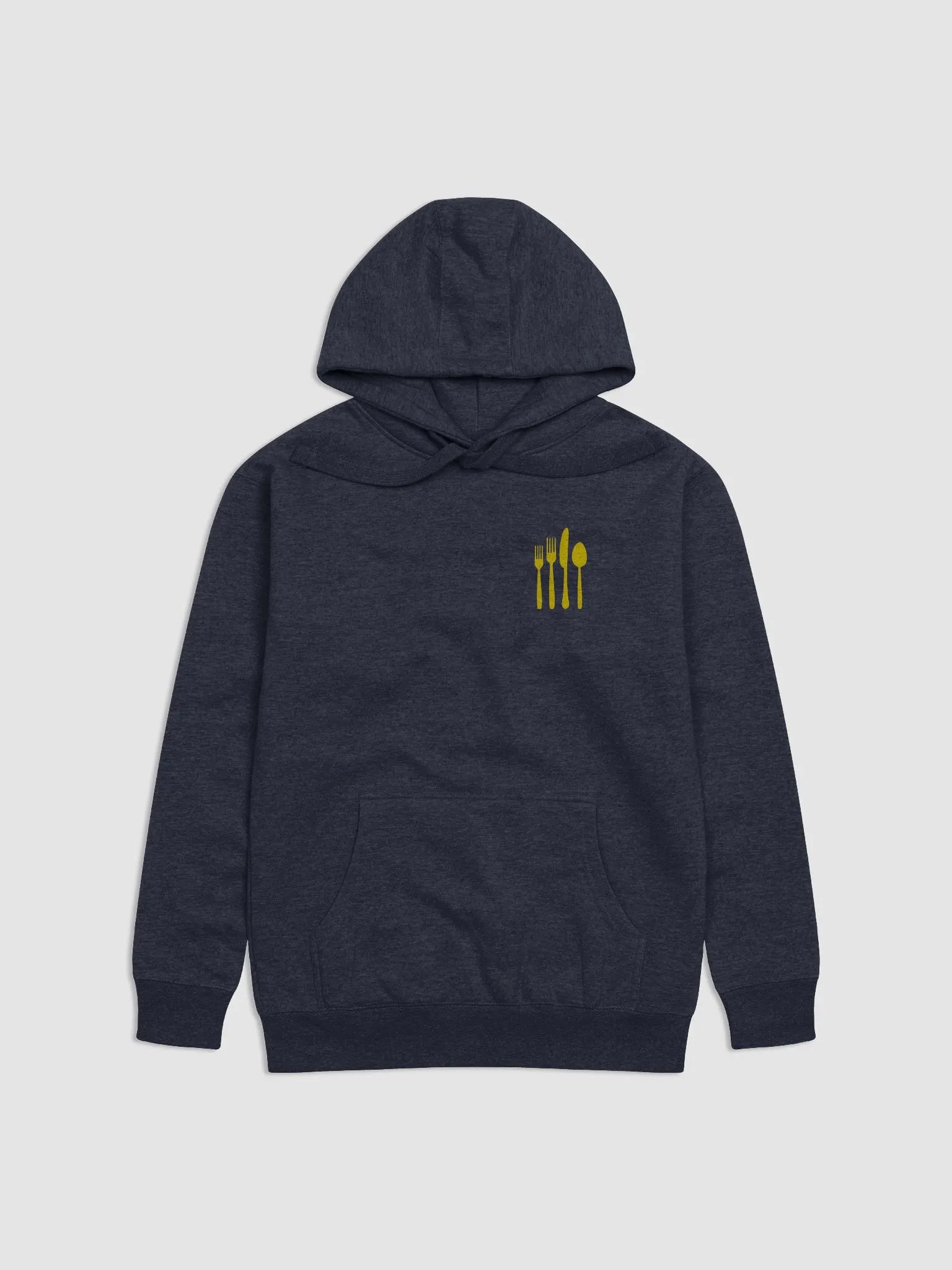 Cutlery Unisex Premium Hoodie Navy product image (1)