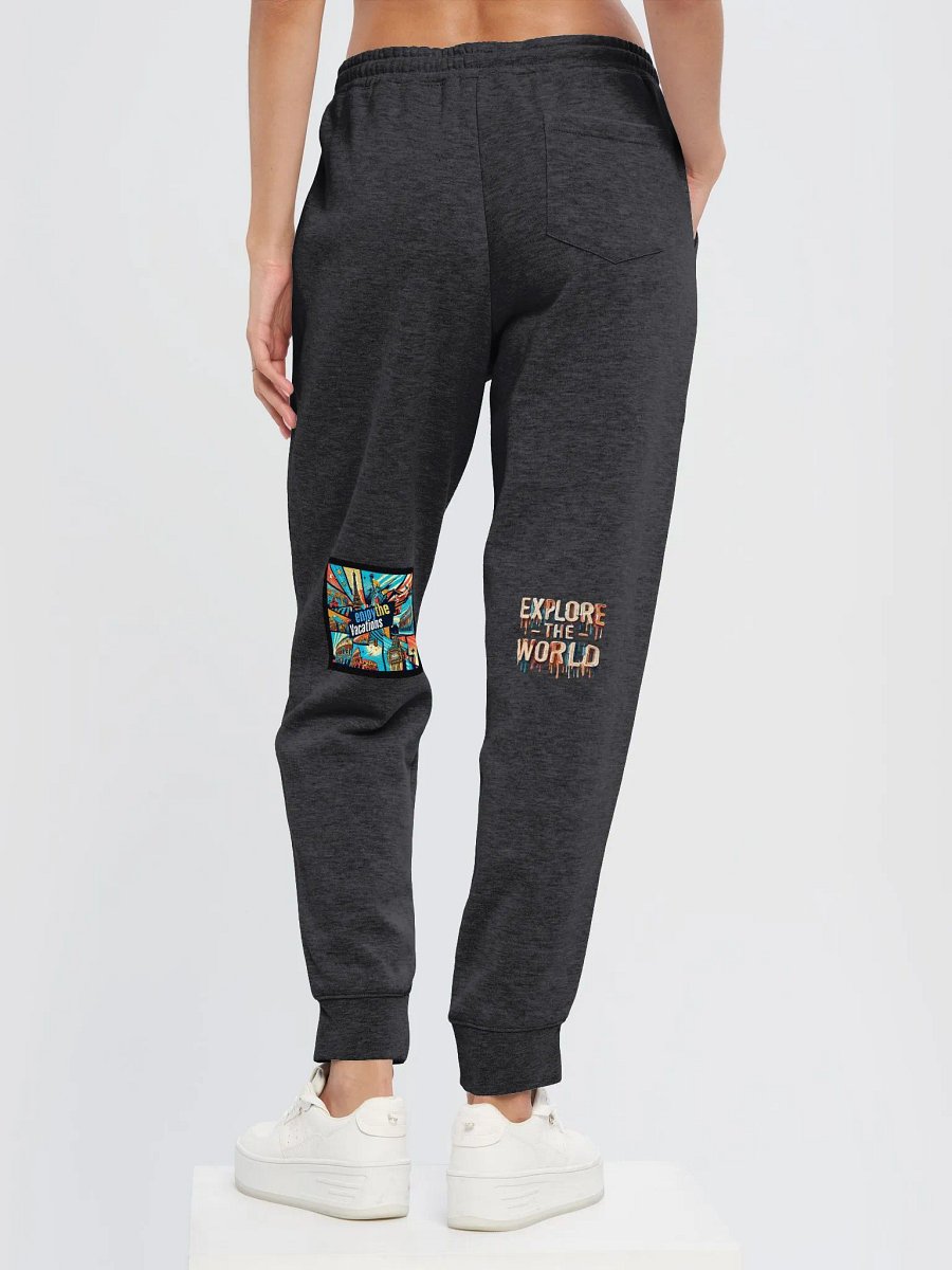 Independent Trading Co. Midweight Fleece Joggers | AI design mandala motive product image (1)