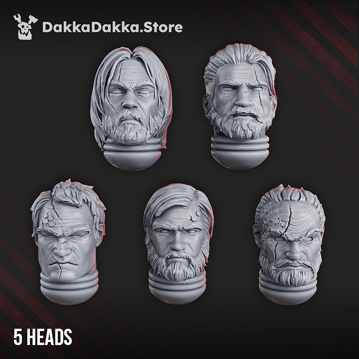 Legendary Heroes Heads product image (1)
