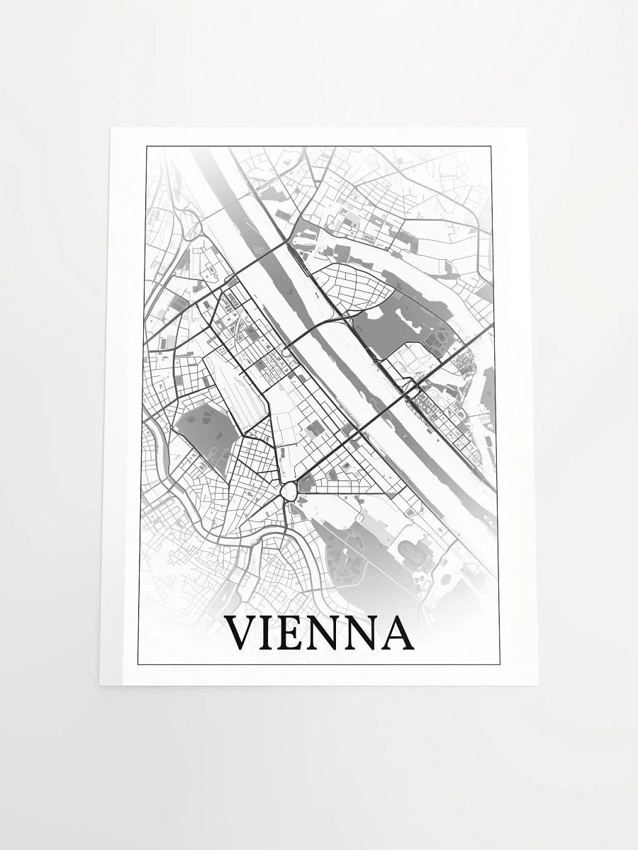 Vienna, Austria, city map print product image (19)