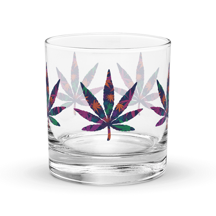 Leafy Leaf Rocks Glass product image (1)