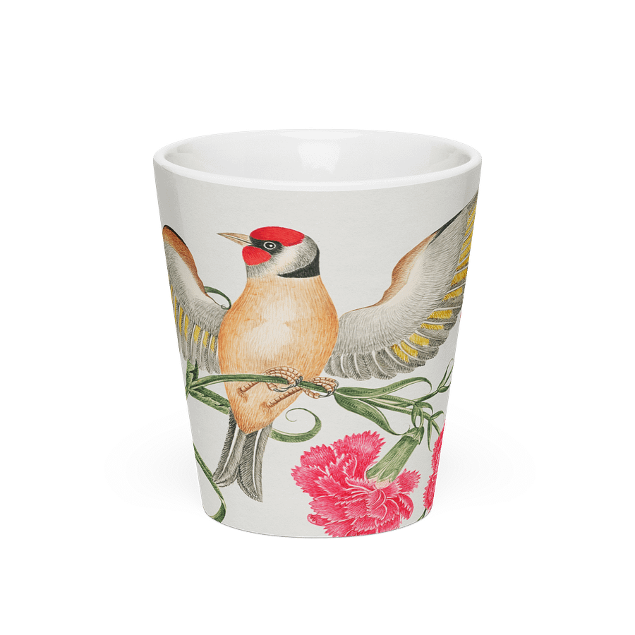Vibrant Avian Elegance Latte Mug product image (3)